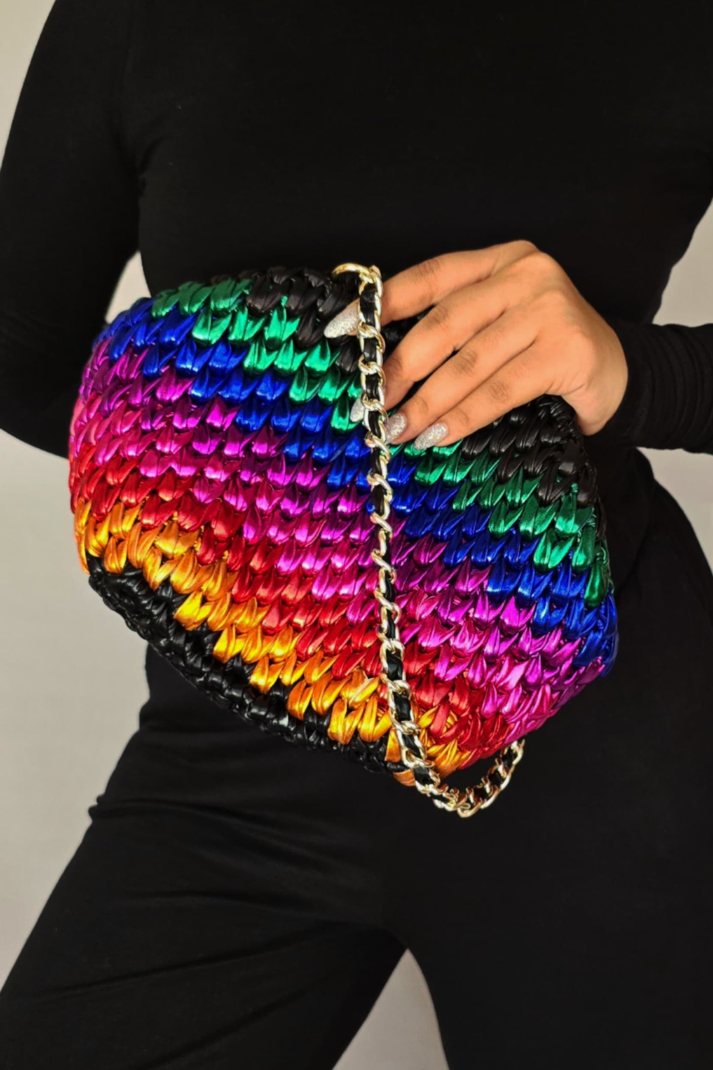 Cloud Dark Rainbow - Clutch Bag