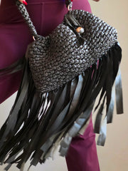 Mane Military Green- Fringe Bag