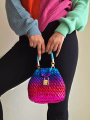 Pyramid Bucket Bag - Dusk