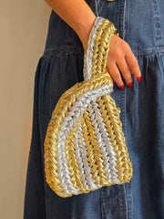 Toffee Gold & Silver - Potli Bag