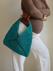 Prism Blue & Green - Tote Bag