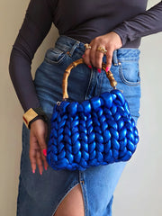 Bubble Sax Blue - Hand Bag