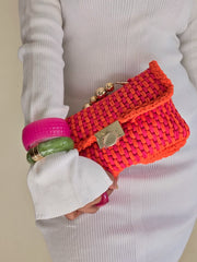 Loaf Pink & Orange - Crossbody Bag