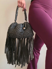Mane Military Green- Fringe Bag