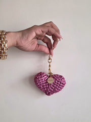 Lil Heart Lilac - Bag Charm