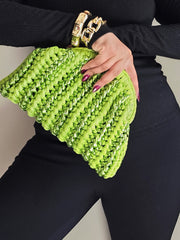 Fan Green - Clutch Bag