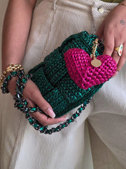 Lil Heart Fusia - Bag Charm