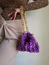 Shell Amethyst- Wrist & Shoulder bag