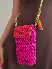 Mobile Pouch - Rani & Red