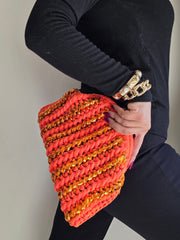 Fan Orange - Clutch Bag
