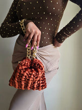 Shell Terracotta - Wrist & Shoulder bag