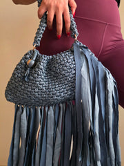 Mane Deep Teal - Fringe Bag