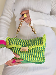 Loaf Forest Green & Neon Green - Crossbody Bag