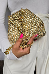 Pyramid Gold & Champagne - Bucket Bag