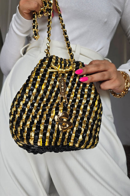 Pyramid Taxi- Bucket Bag