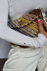 Swirl Nude Rainbow - Shoulder Bag