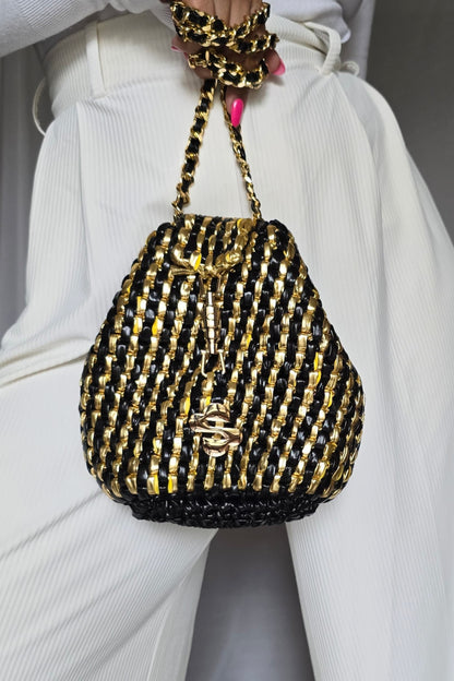 Pyramid Taxi- Bucket Bag