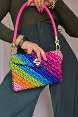 Swirl Rainbow - Clutch Bag
