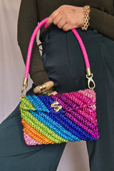 Swirl Rainbow - Clutch Bag