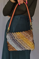 Swirl Nude Rainbow - Shoulder Bag