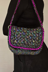 Quiche Holographic Black -Shoulder Bag