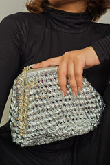 Cloud Silver - Clutch Bag