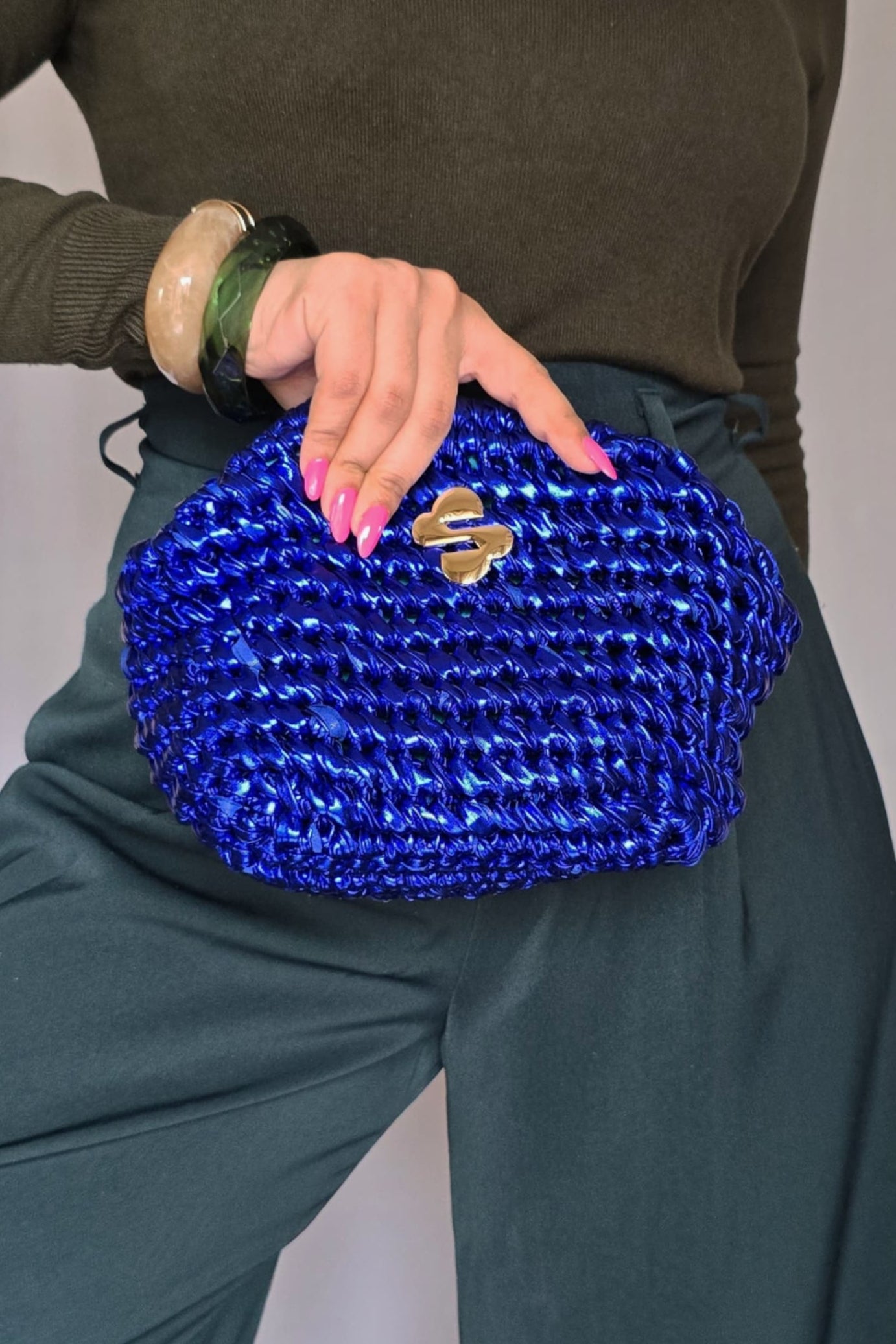 Cloud Sax Blue - Clutch Bag