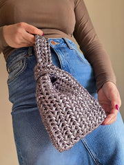Toffee Pewter - Potli Bag