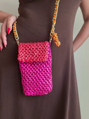 Mobile Pouch - Rani & Red