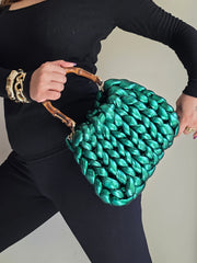 Bubble Emerald- Hand Bag