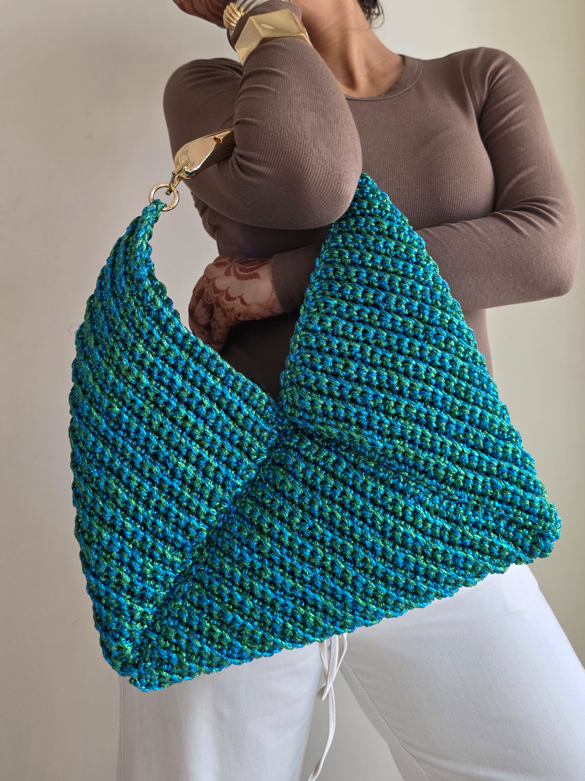 Prism Blue & Green - Tote Bag