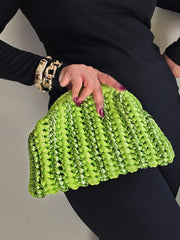 Fan Green - Clutch Bag