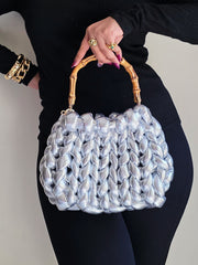 Bubble Silver - Hand Bag