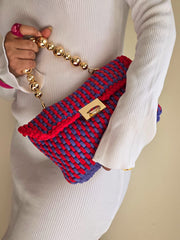 Loaf Purple & Red - Crossbody Bag