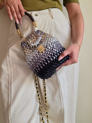 Pyramid Bucket Bag - Mono