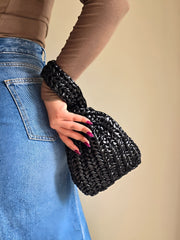 Toffee Black - Potli Bag