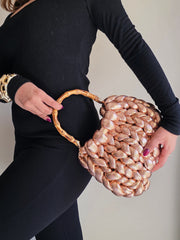 Bubble Rose Gold - Hand Bag