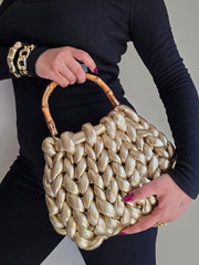 Bubble Champagne- Hand Bag
