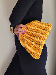 Fan Yellow - Clutch Bag