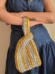 Toffee Gold & Silver - Potli Bag