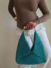 Prism Blue & Green - Tote Bag