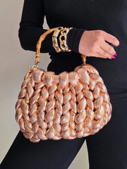Bubble Rose Gold - Hand Bag