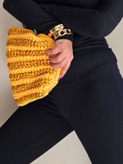 Fan Yellow - Clutch Bag