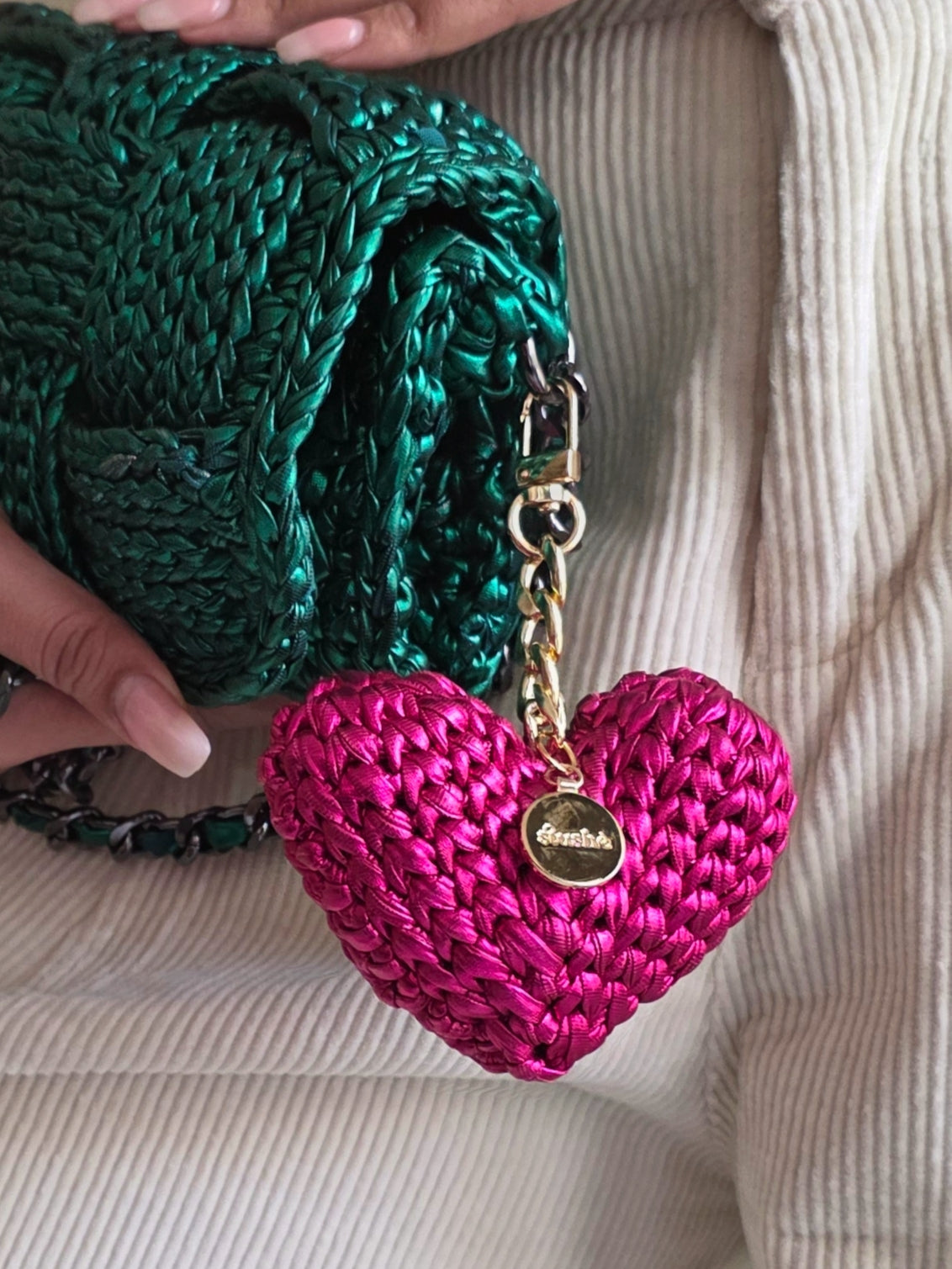 Lil Heart Fusia - Bag Charm