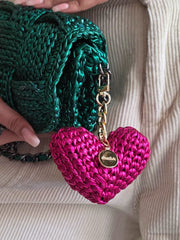 Lil Heart Fusia - Bag Charm
