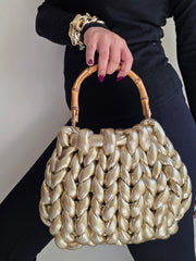 Bubble Champagne- Hand Bag