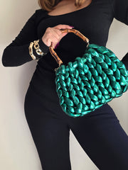 Bubble Emerald- Hand Bag