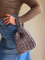 Toffee Pewter - Potli Bag