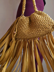 Mane Ochre - Fringe Bag