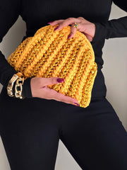 Fan Yellow - Clutch Bag
